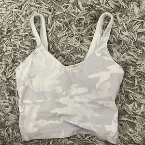 White Camouflage Lululemon Align Tank Size 2